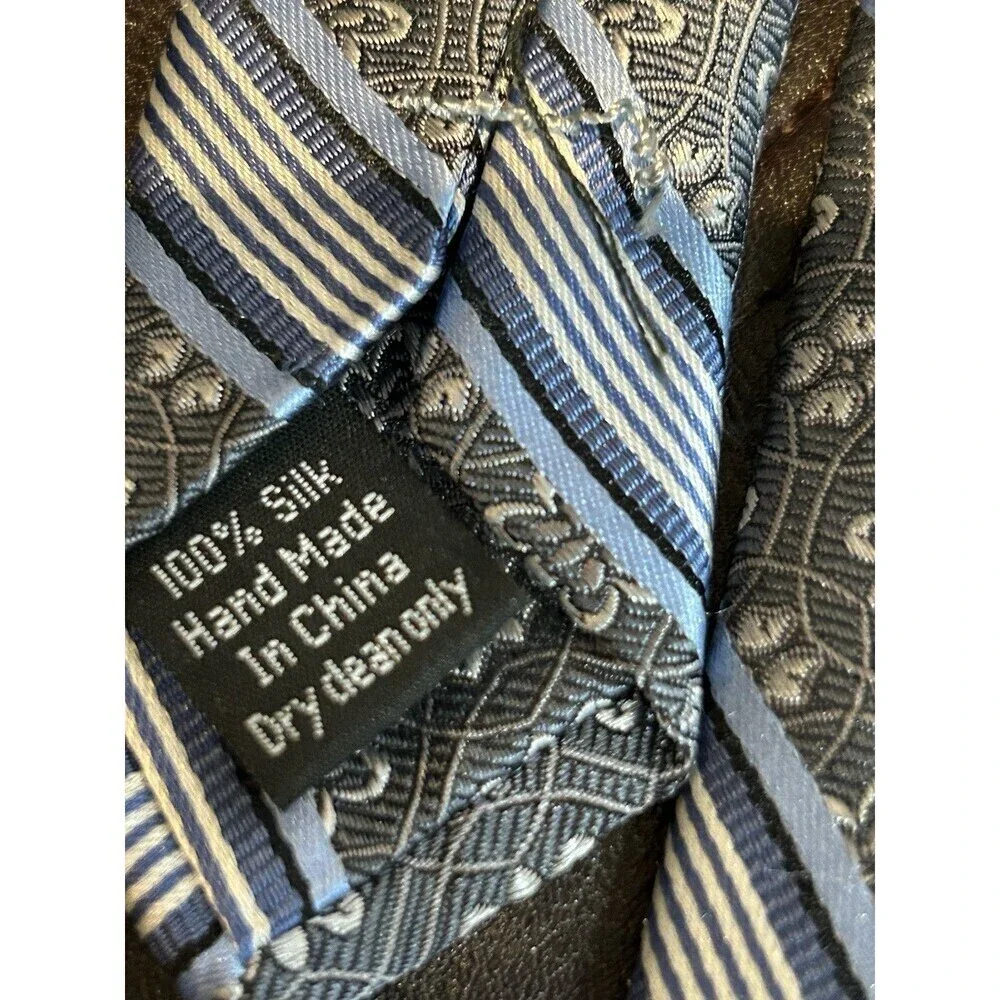 Pronto Uomo 100% Silk Tie 58" x 3.75" - Picture 5 of 5